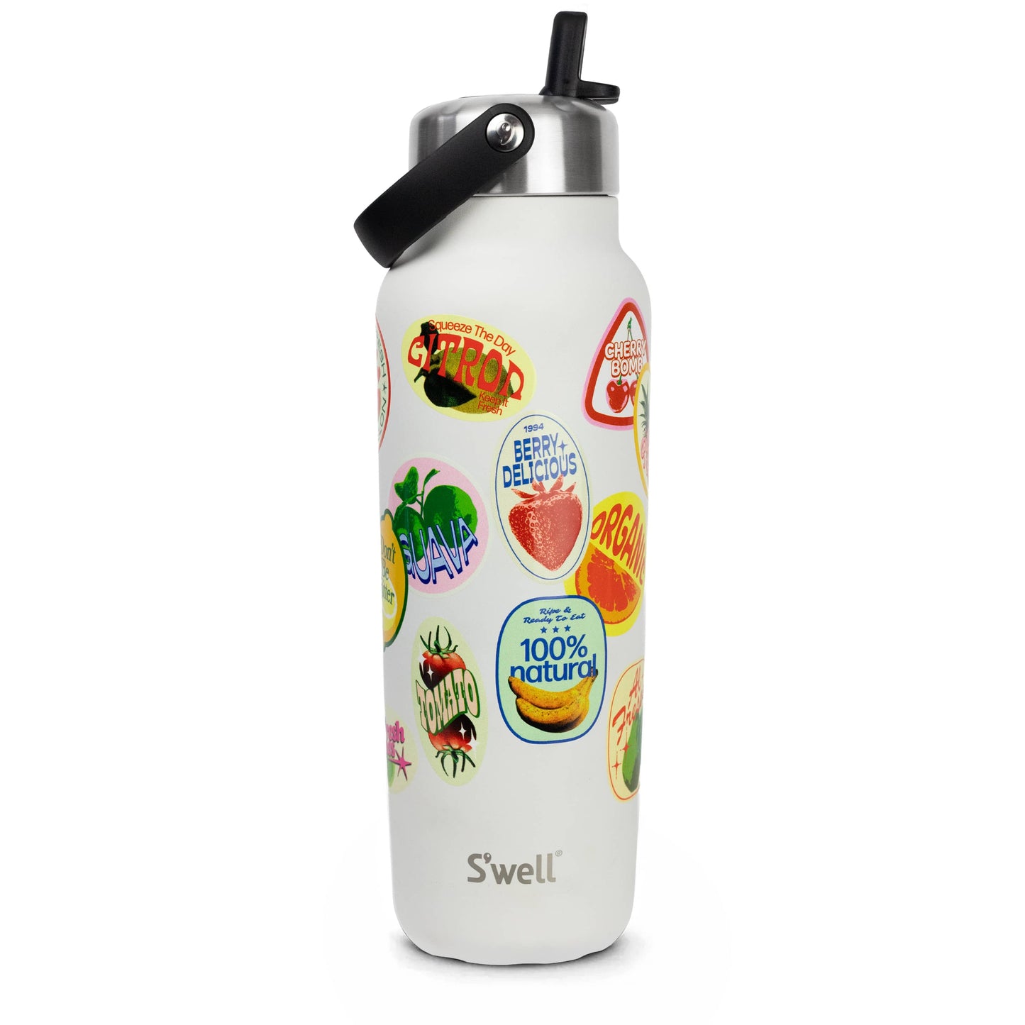 explorer-with-flip-straw-lid-40oz-e6 01_Swell_Fruit_Stand_Stamp_Pattern_Moonstone_White_Front.jpg