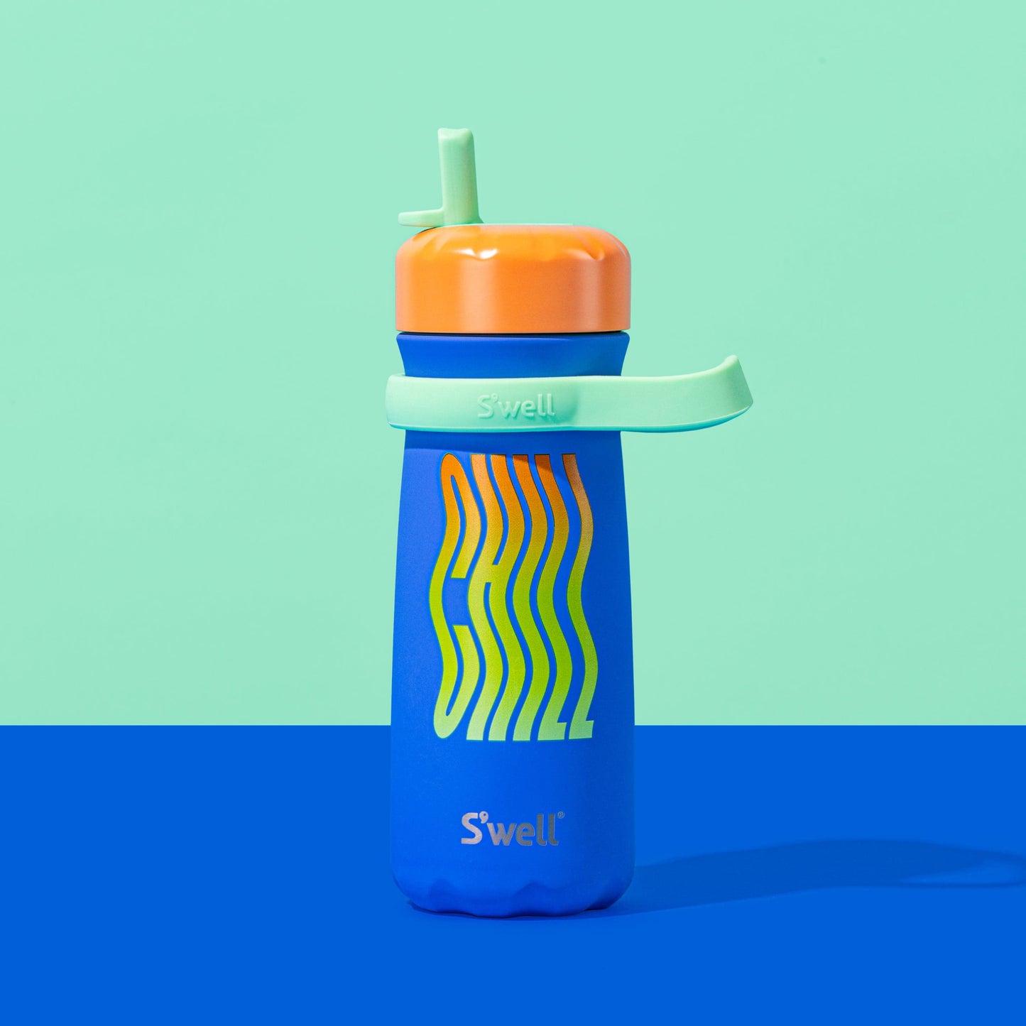 traveler-with-flip-straw-lid-16oz-w0 Swell-Kids-Water-Bottle-Traveler-16oz-Blue-Chill-Beauty.jpg