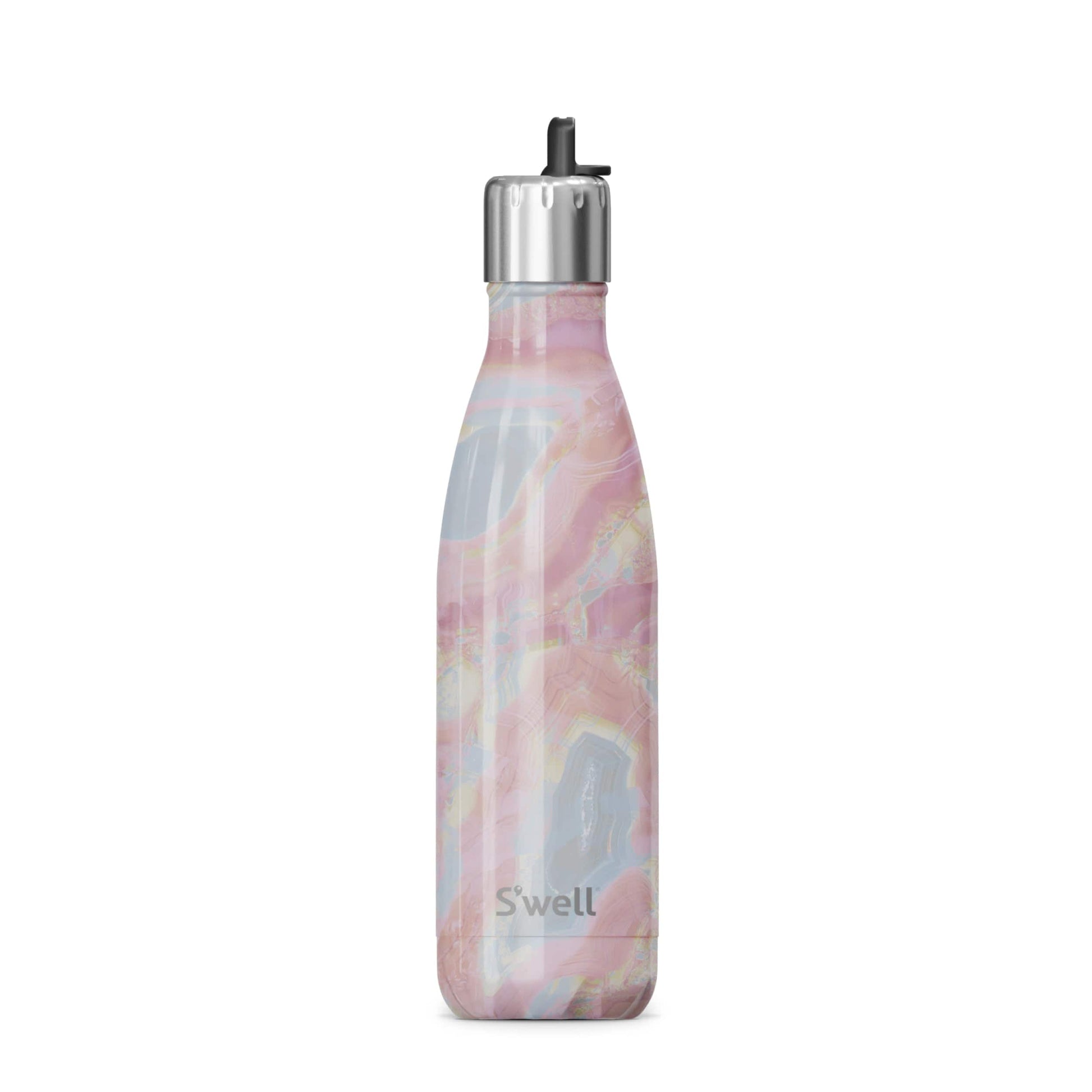 original-bottle-with-flip-straw-cap-17oz-n0 Swell-Water-Bottle-With-Straw-17oz-Pink-Geode-Rose-Front.jpg