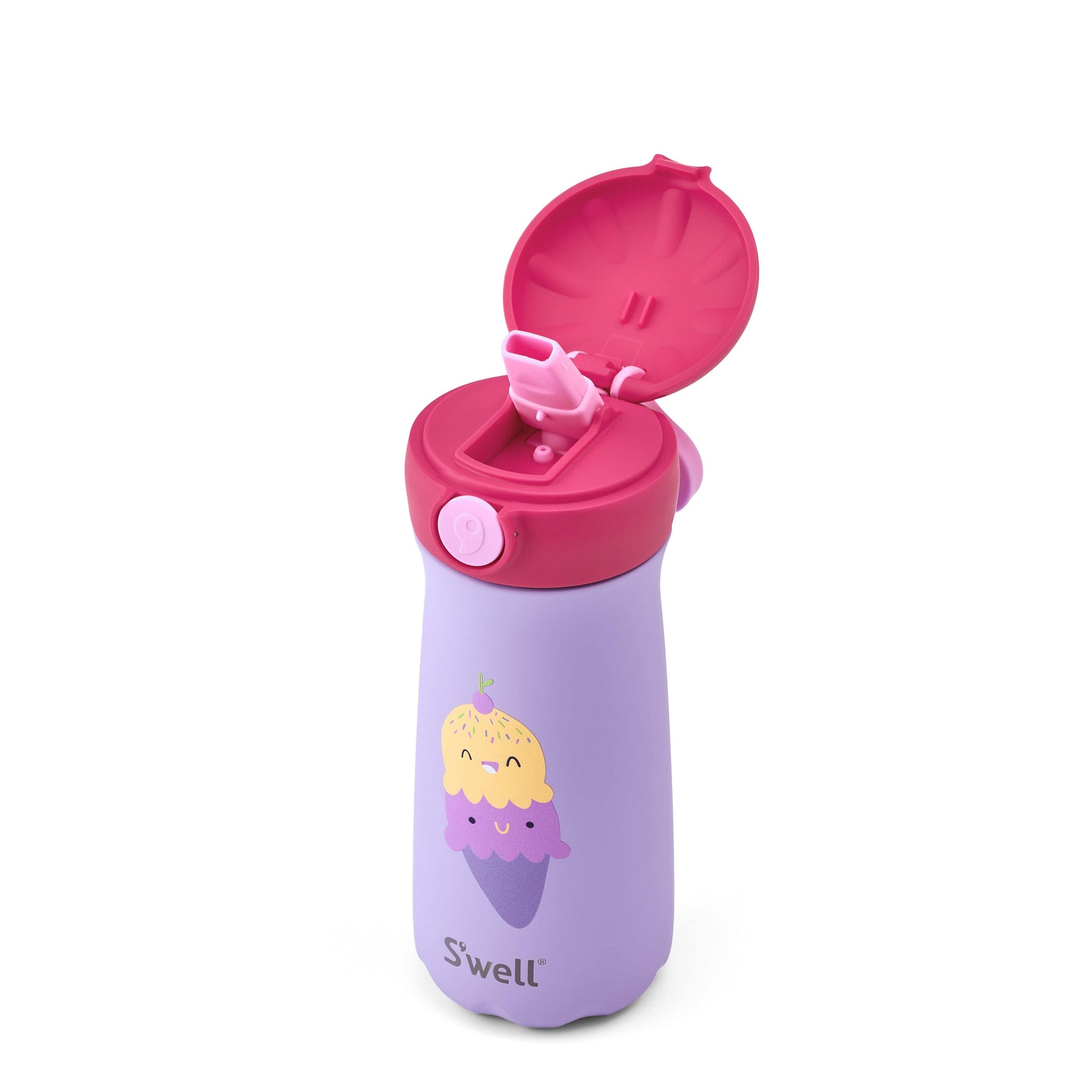 pop-top-traveler-14oz-t5 Swell14ozKidsPopTopTravelerHappyScoopsIceCreamFrontAngledTopOpen.jpg